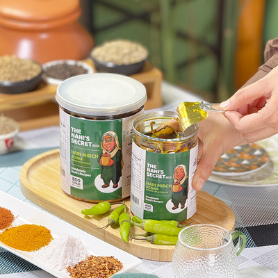 Hari Mirch Achar (Green Chilli Pickle)