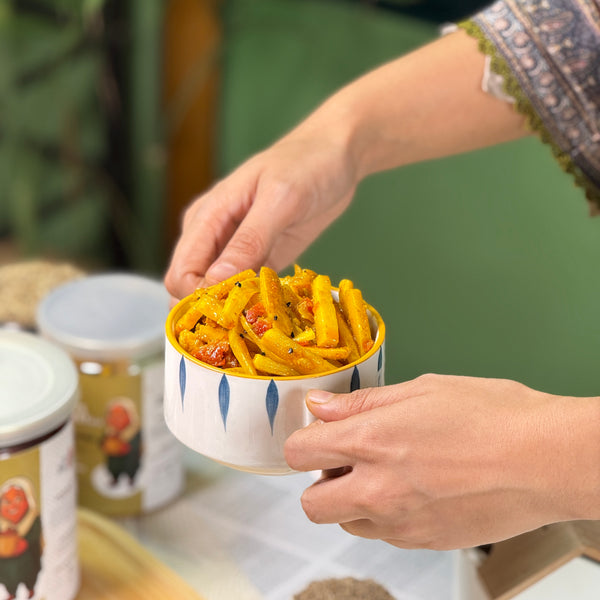 The Nani’s Secret Sohanjna Achar (Moringa Pickle)