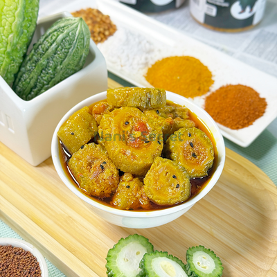 Karela Achar (Bitter Gourd Pickle)