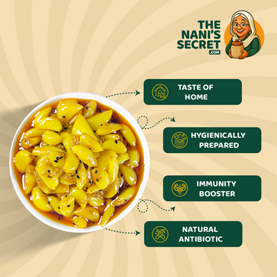The Nani’s Secret Desi Lahsan Achar (Garlic Pickle)