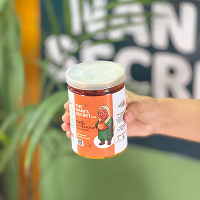 The Nani’s Secret Desi Lahsan Achar (Garlic Pickle)